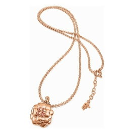 FOLLI FOLLIE Collier en acier inoxydable rose 45 cm