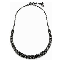 FOLLI FOLLIE Collier en acier inoxydable 45 cm Noir