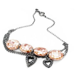 Folli Follie Collier en Acier Inoxydable Argenté 18cm