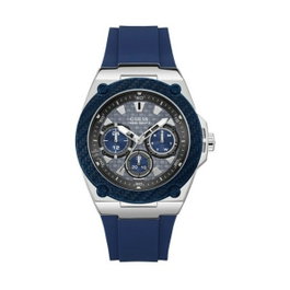 Guess W1049G1 - Montre pour homme bleu et argenté