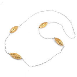 Folli Follie Collier en argent de loi 40 cm Argenté