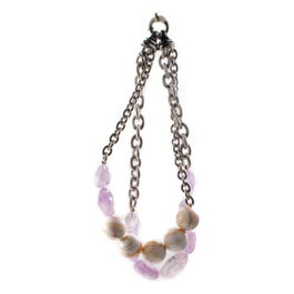 Folli Follie Collier en Acier Inoxydable Argenté 27cm