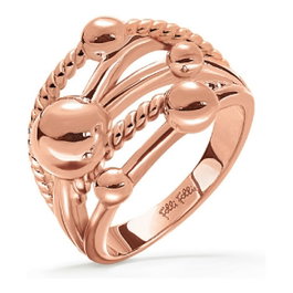 Folli Follie Bague en acier inoxydable rose Taille 56