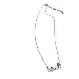 Folli Follie Collier en Acier Inoxydable Argenté