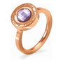 Folli Follie 3R15T002RX-50 Bague Dorée en Acier Inoxydable Taille 50