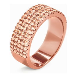 Folli Follie 3R16S038RS-52 Bague en acier inoxydable rose