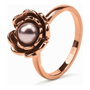 Folli Follie Bague en Acier Inoxydable Rose Taille 54