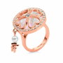 Folli Follie Anneau 3R2T013RIC-52 Rose Taille 52