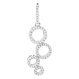 Folli Follie Pendentif en Argent de Loi Argenté
