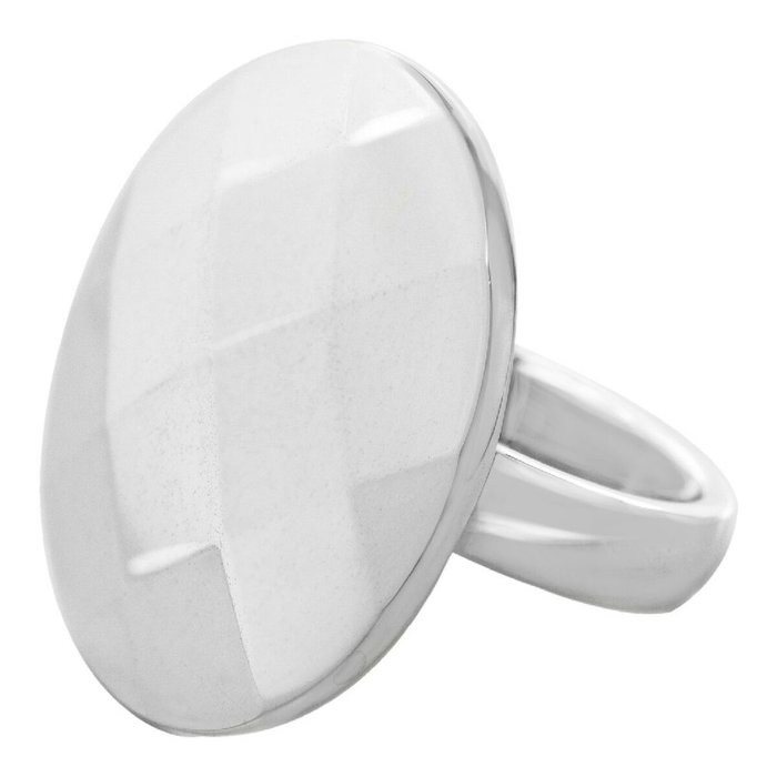 Folli Follie Anneau Argenté Taille 54 en Acier Inoxydable Folli Follie Anneau Argenté Taille 54 en Acier Inoxydable