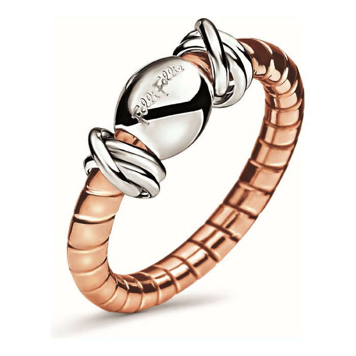 Folli Follie Bague en Acier Inoxydable Rose Taille 56 Folli Follie Bague en Acier Inoxydable Rose Taille 56