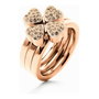 Folli Follie Bague en acier inoxydable rose taille 56