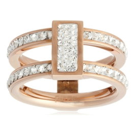 Folli Follie Bague 3R13T011RC-52 Taille 52 Rose
