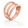 Folli Follie 3R15S091RS-52 Bague Rose Taille 52 en Acier Inoxydable