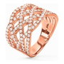 Folli Follie Bague en acier inoxydable rose taille 52