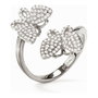 Folli Follie Bague Argentée Taille 52 en Acier Inoxydable