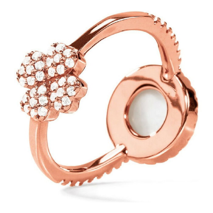 Folli Follie Bague en Argent de Loi Rose Taille 54 Folli Follie Bague en Argent de Loi Rose Taille 54