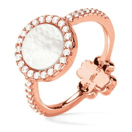 Folli Follie Bague en Argent de Loi Rose Taille 54