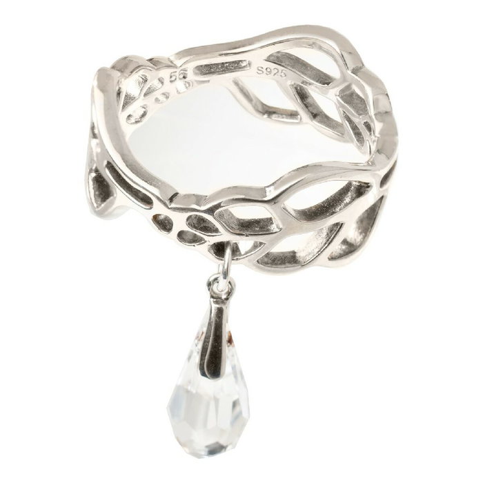 Folli Follie Bague en Argent de loi, Taille 52, Argenté Folli Follie Bague en Argent de loi, Taille 52, Argenté