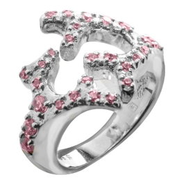 Folli Follie Bague en Argent Massif Argentée Taille 54