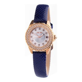 Folli Follie WF1B006STA montre analogique dorée et bleue