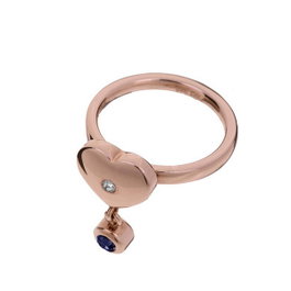 Folli Follie Bague en acier inoxydable Rose taille 54