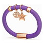Folli Follie Bracelet en Cuir Violet 16cm