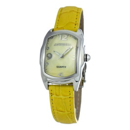 Chronotech CT9743L-05 avec bracelet en cuir jaune