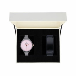 Radiant RA511204T avec cadran rose et bracelet gris