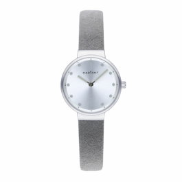 Radiant RA521601 avec bracelet en cuir gris et cadran gris