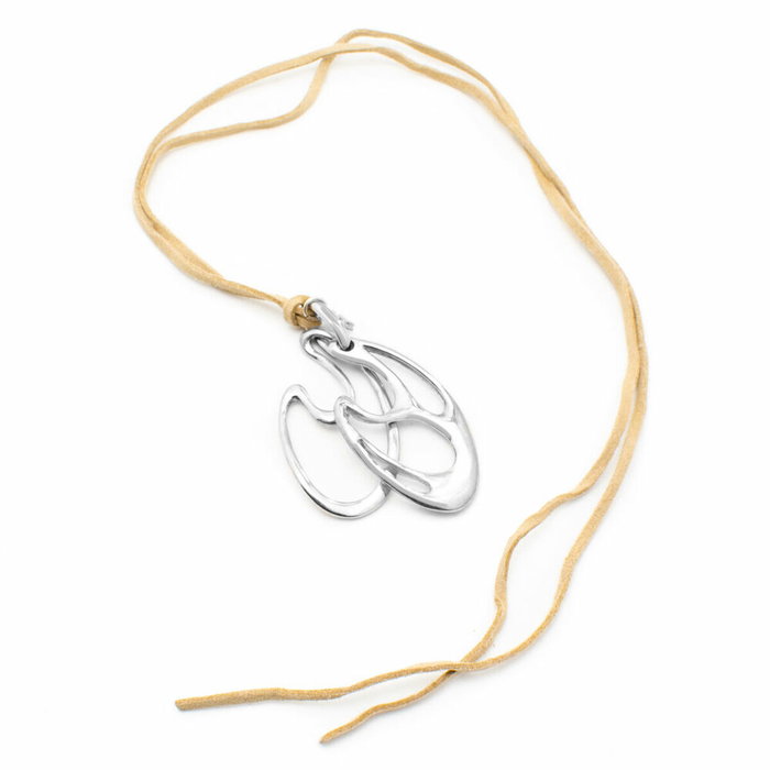 Folli Follie Collier en Argent de loi Gris Folli Follie Collier en Argent de loi Gris
