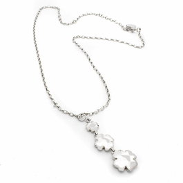 Folli Follie Collier en Argent de loi 35 cm Argenté