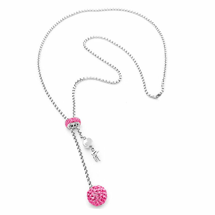 Folli Follie Collier en Argent de loi Argenté 40cm Folli Follie Collier en Argent de loi Argenté 40cm