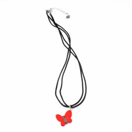 Folli Follie Collier en Acier Inoxydable Noir 40cm