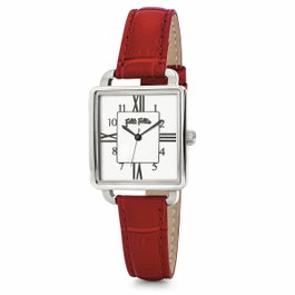 Folli Follie WF19T005SPW Montre Analogique Femme Bracelet Rouge