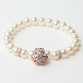 Bracelet Femme Lancaster JLA-BR-OWL2WH 16 mm