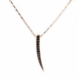 Collier Femme Sif Jakobs P1012-BK-RG 25 cm