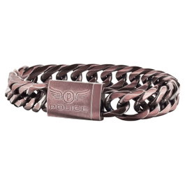 Police Joyería PJ25507BSEBR-02-S Bracelet Rouge en Acier Inoxydable
