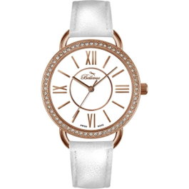 Bellevue A.66 Montre Analogique Rose et Blanc