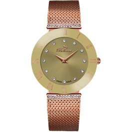 Bellevue F.106 Montre Analogique Rose Jaune