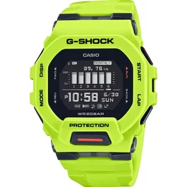 Casio G-Shock Sport GBD-200-9ER Montre connectée sport homme résistante à l'eau jaune fluo