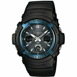 Casio G-Shock AWG-M100A-1AER Noir et bleu