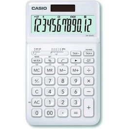 Calculatrice Casio JW-200SC-WE Blanc Plastique