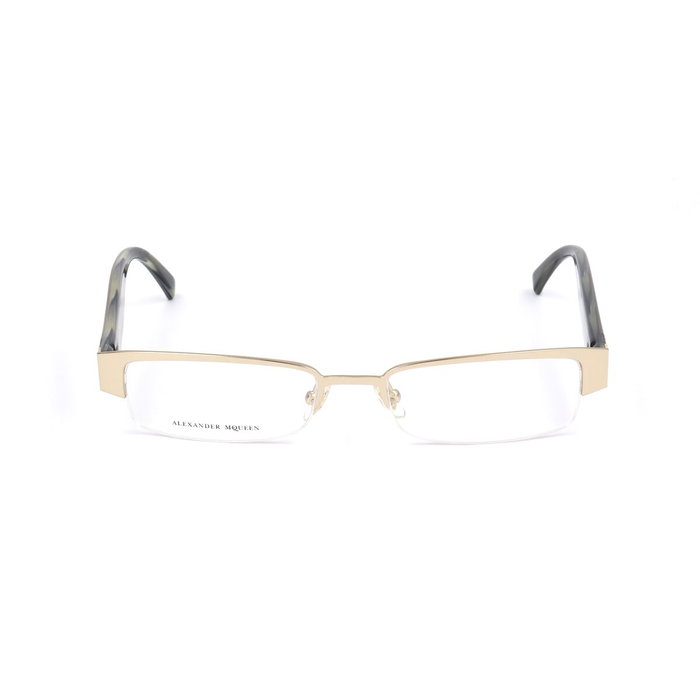 Alexander McQueen AMQ-4159-R2E Lunettes de vue dorées Alexander McQueen AMQ-4159-R2E Lunettes de vue dorées