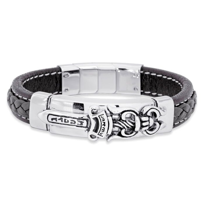 Bracelet Homme Save Brave SBBVINCENT Cuir 19-21 cm Bracelet Homme Save Brave SBBVINCENT Cuir 19-21 cm
