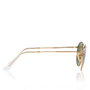 Rayban RB3447 Lunettes de soleil rondes en métal or/bleu flash