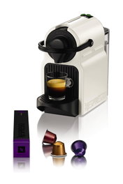 Krups XN1001K Machine à capsules Nespresso Inissia blanche