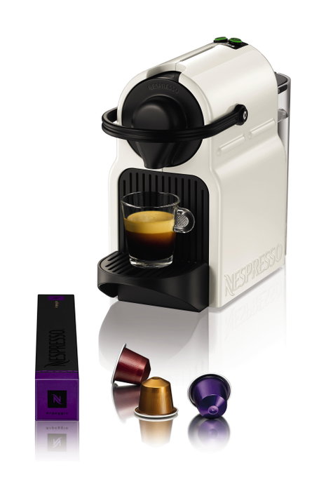 Krups XN1001K Machine à capsules Nespresso Inissia blanche Krups XN1001K Machine à capsules Nespresso Inissia blanche