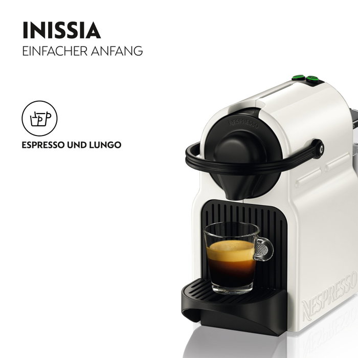 Krups Nespresso Inissia XN 1001 Machine à café blanc