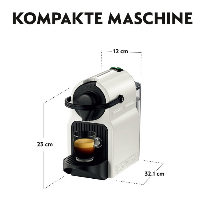 Krups Nespresso Inissia XN 1001 Machine à café blanc